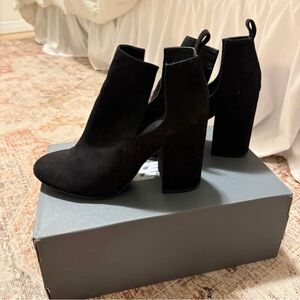 Steve Madden Black Heeled Boots